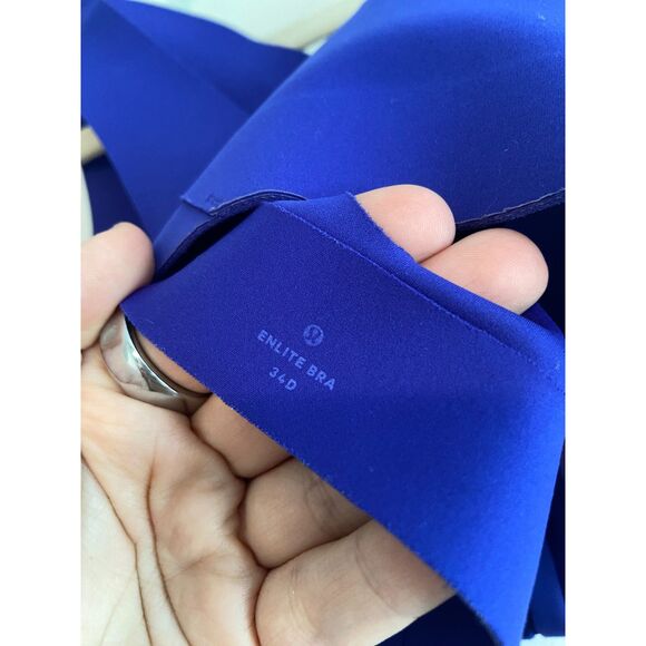 Lululemon Enlite Bra *Zip Front in "Lazurite" Blue 34D - Picture 8 of 8
